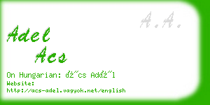 adel acs business card